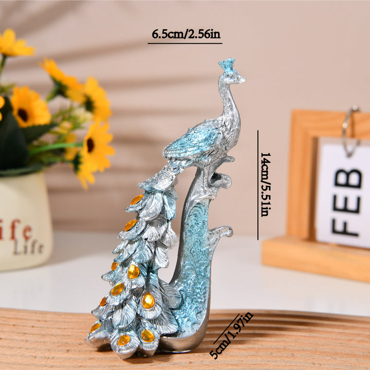 Decorative Peacock Figurine