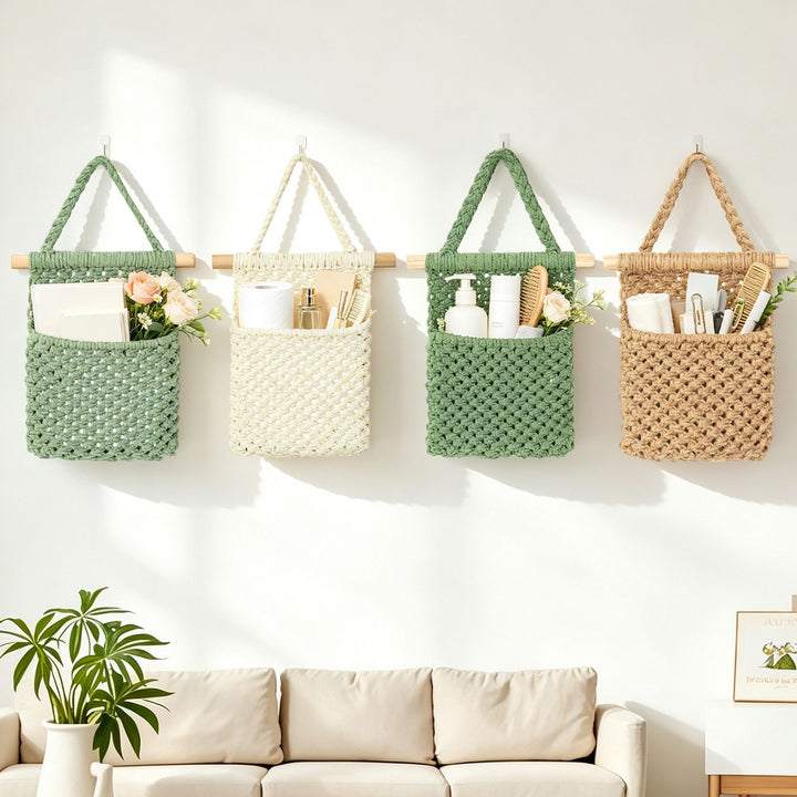 Macrame Wall Organizer