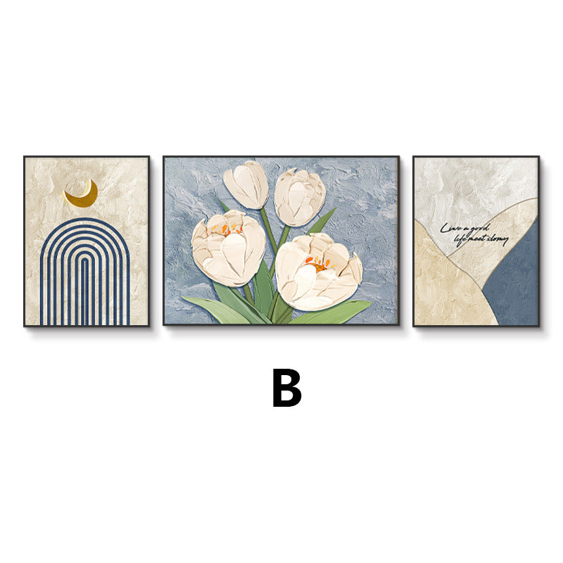 Decorative Framed Triptych Art Print