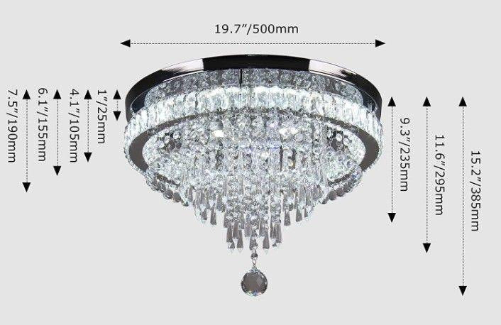 Elegant Crystal Ceiling Light
