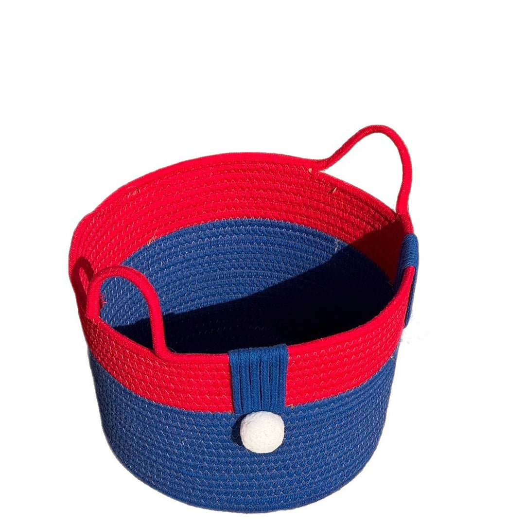 Playful Handmade Storage Basket