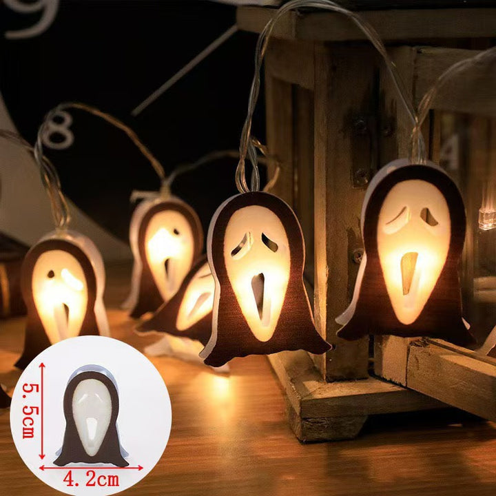 Decorative Halloween LED Pumpkin Ghost Bat String Lights