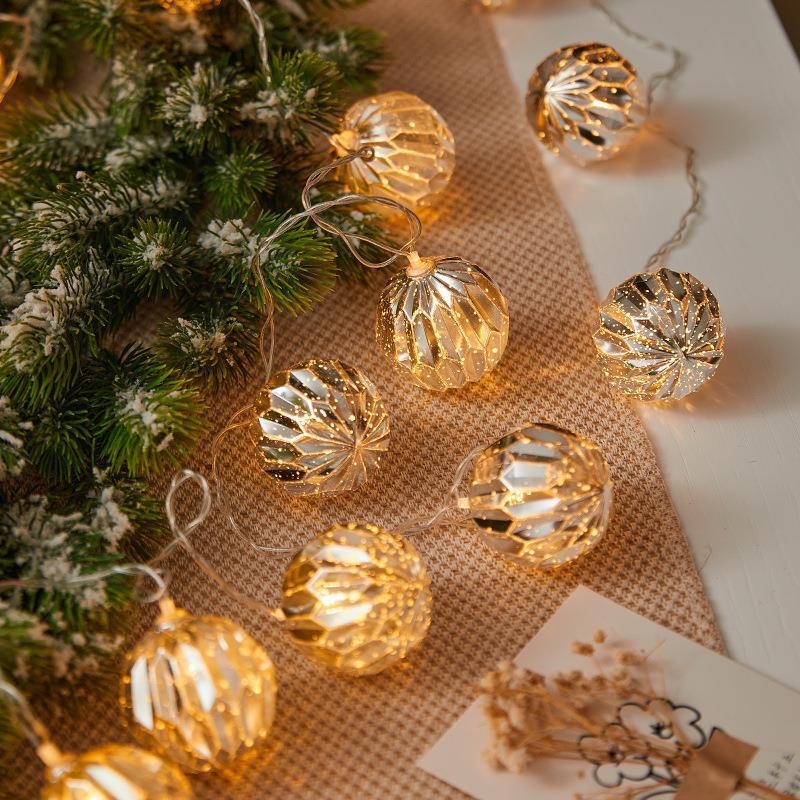 Colored LED Christmas light chain
