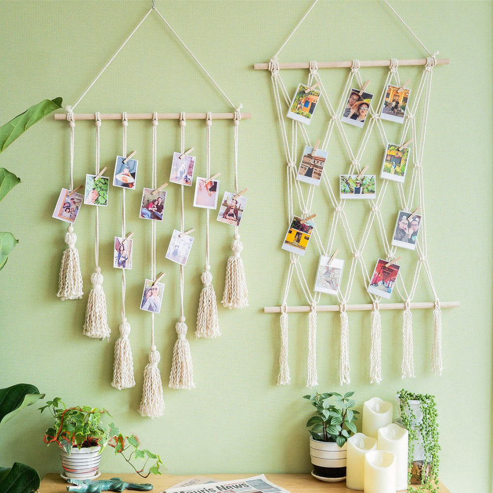 Elegant Macrame Wall Tapestry with Artistic Design