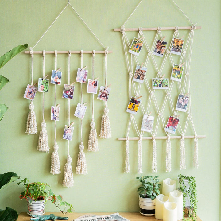 Elegant Macrame Wall Tapestry with Artistic Design