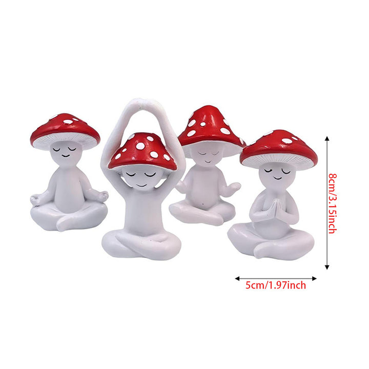 Playful Zen Garden Decor Figure Set