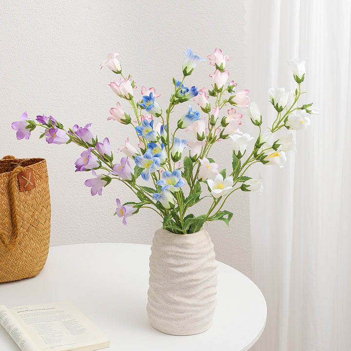 Artificial flower branch with elegant bell flowers