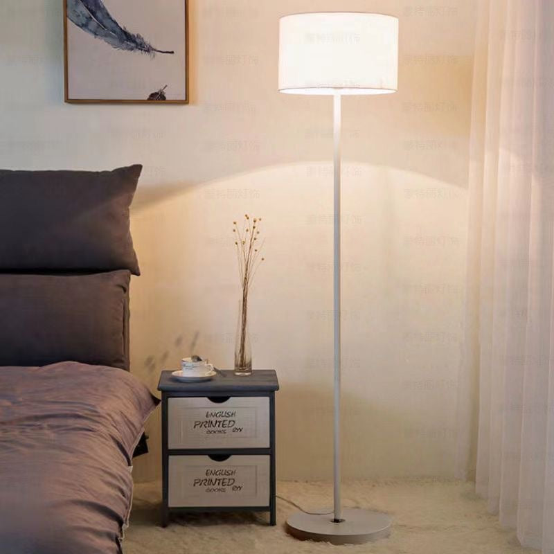 Modern floor lamp with adjustable shade