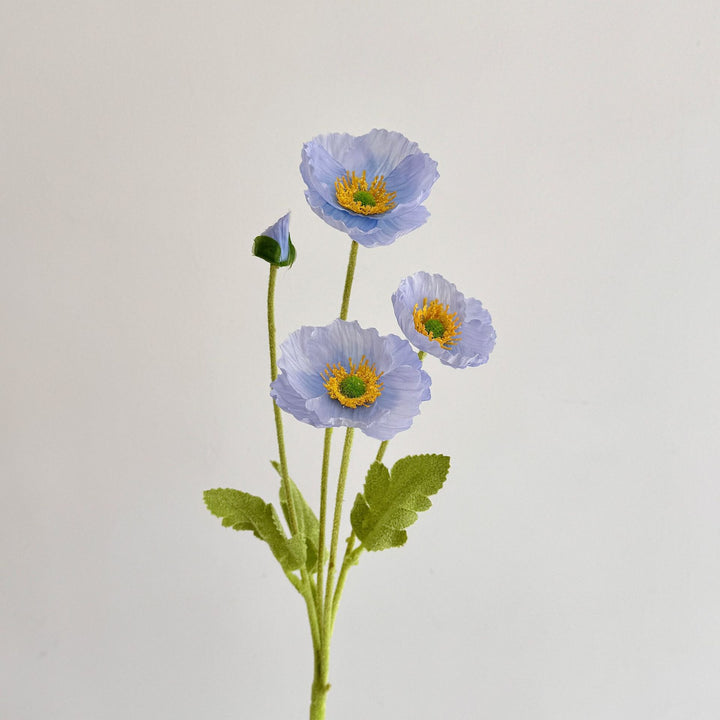 Realistic Poppy Floral Stem for Flower Arrangements