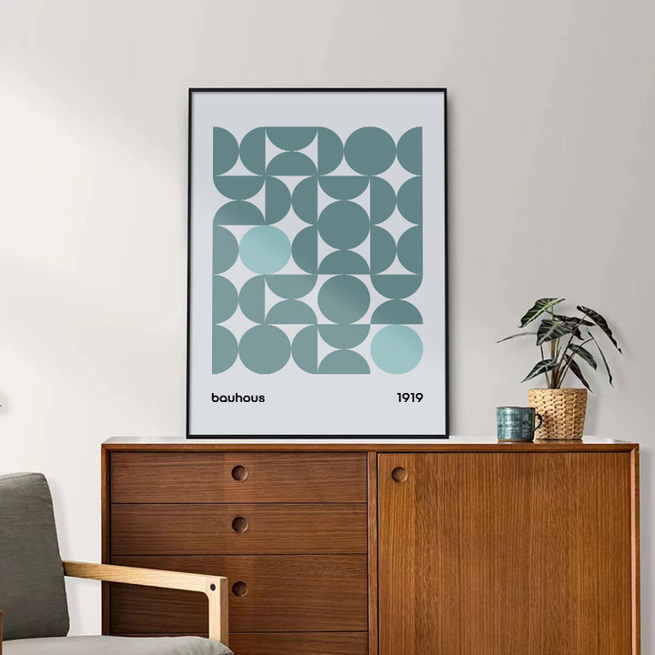 Bauhaus Geometric Wall Art Print