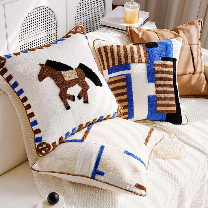 Artistic Textured Decorative Pillow