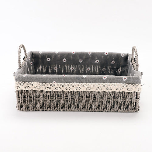 Rectangular Woven Storage Baskets