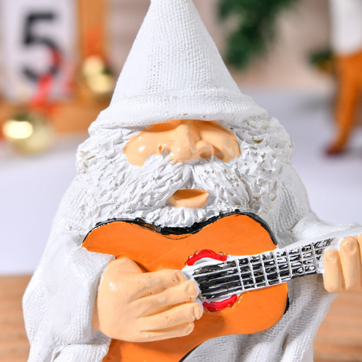 Decorative Musician Gnome Figurine