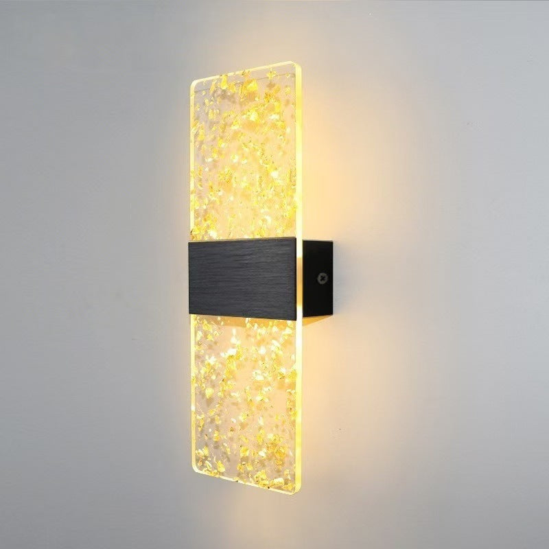 Artistic wall light fixture