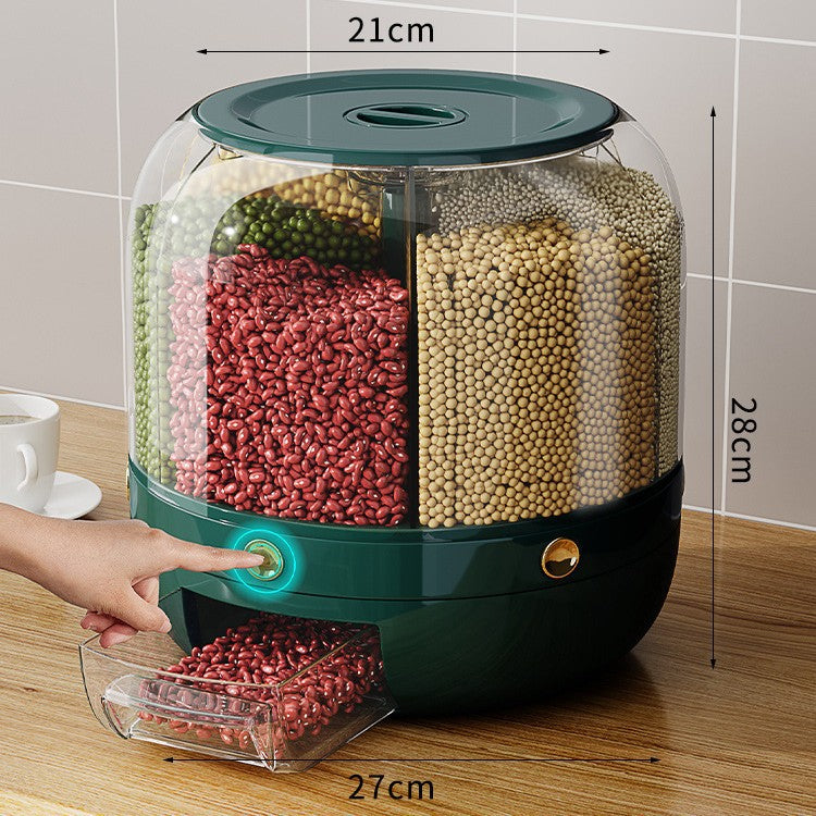 Smart Multi-Compartment Grain Storage Container