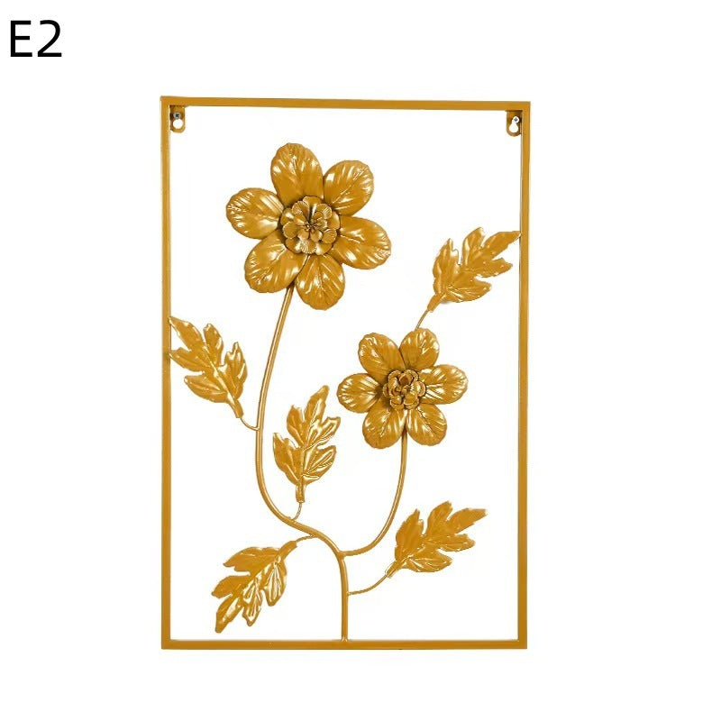 Floral Metal Wall Artwork