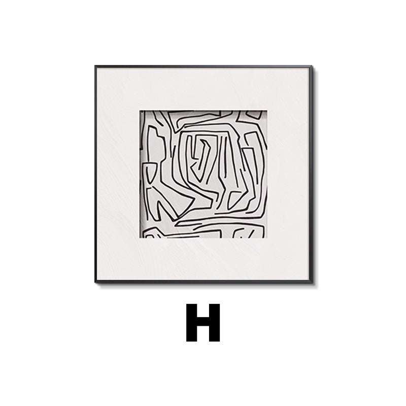 Framed Abstract Botanical Wall Art