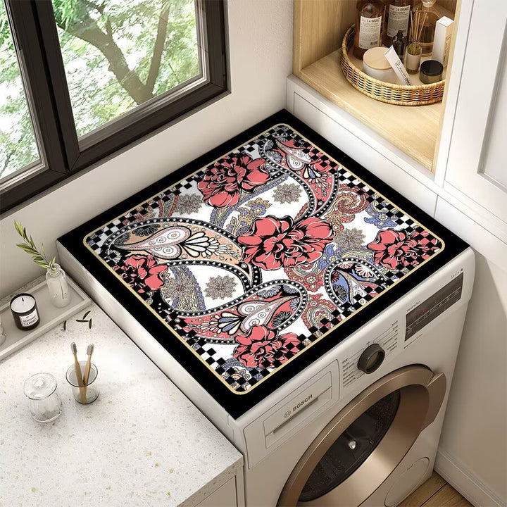 Floral Patterned Laundry Room Top Cover