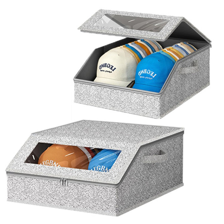 Storage box for caps