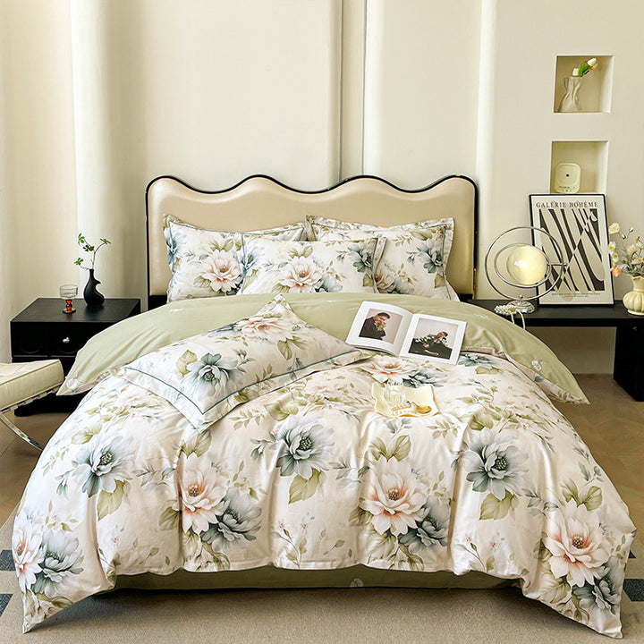 Floral Pattern Duvet Cover Set