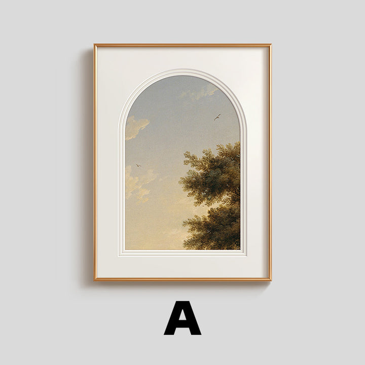 Aesthetic Framed Landscape Art Print