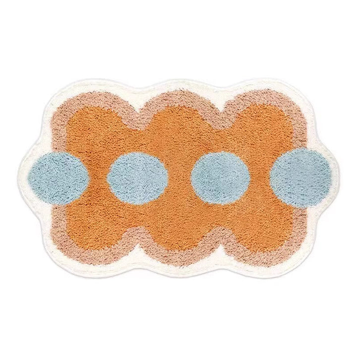 Coastal Starfish Themed Bath Mat