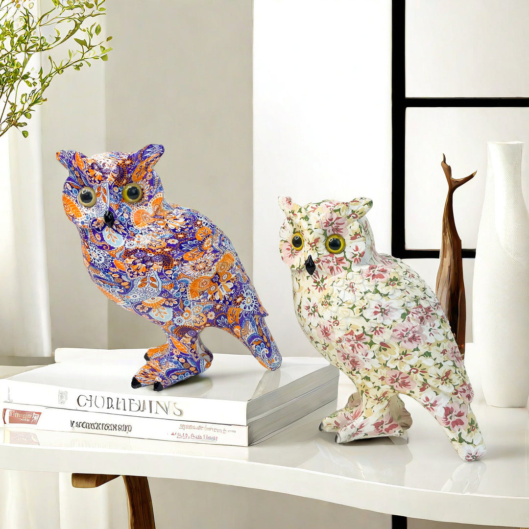 Artistic Owl Decorative Figure