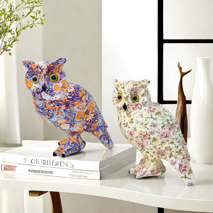 Artistic Owl Decorative Figure