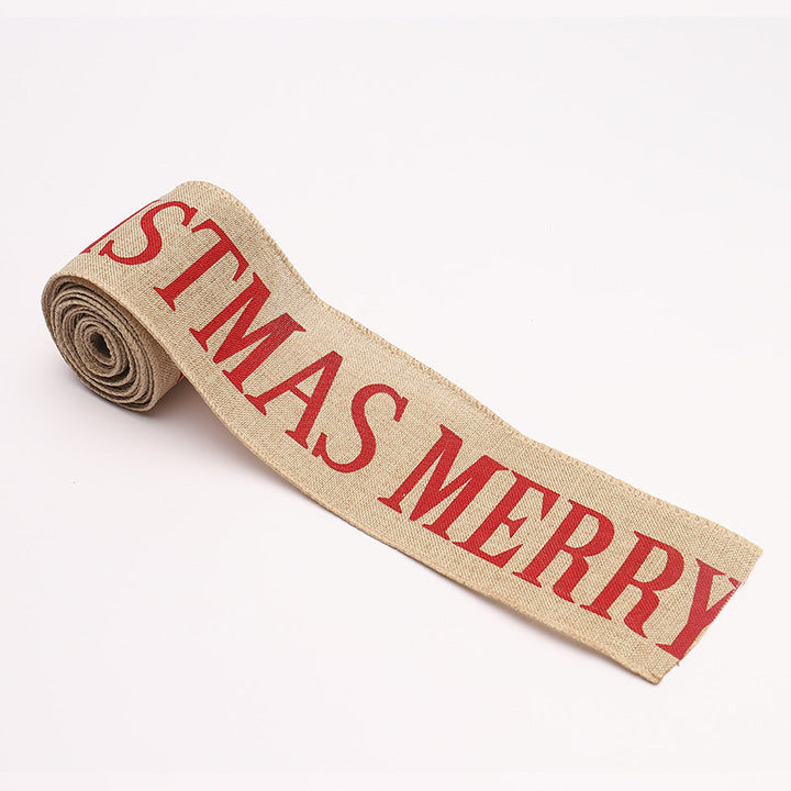 Decorative Christmas motif gift ribbons