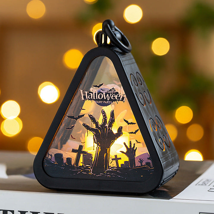 Halloween lantern with light effect