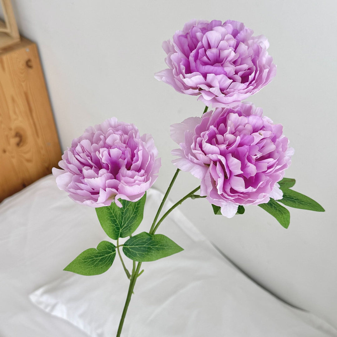 Lifelike Artificial Peony Flower Stem