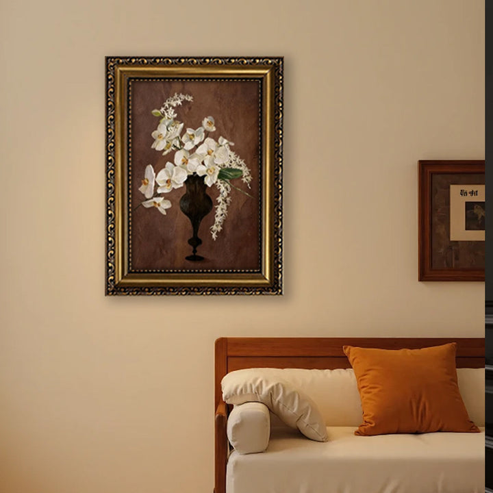 Elegant Framed Floral Art Print
