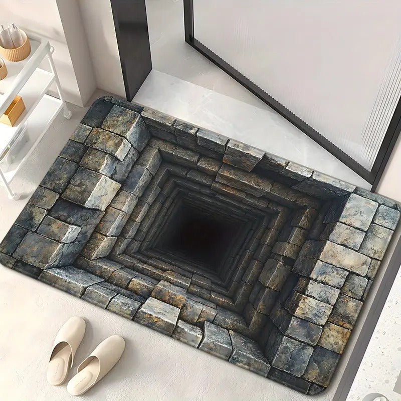 3D Illusion Welcome Mat