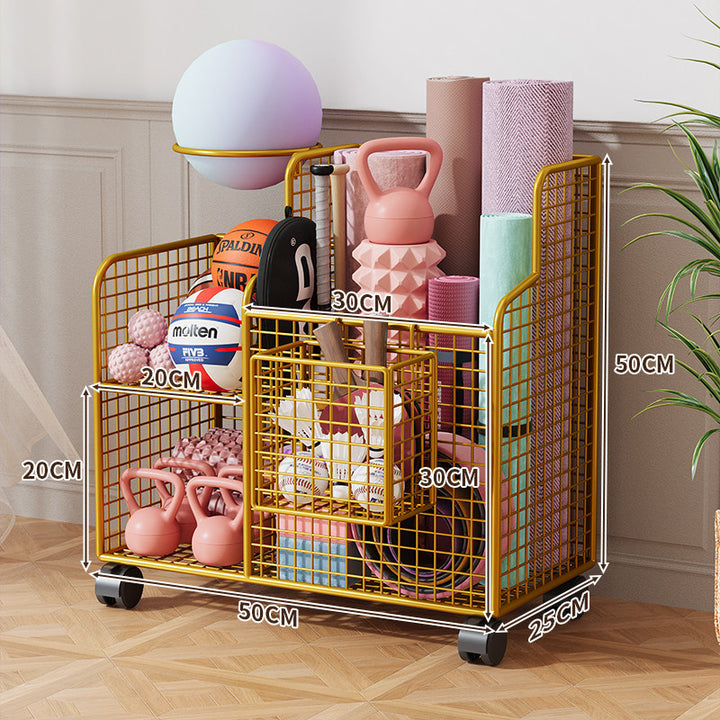 Multi-Level Fitness Equipment Organizer