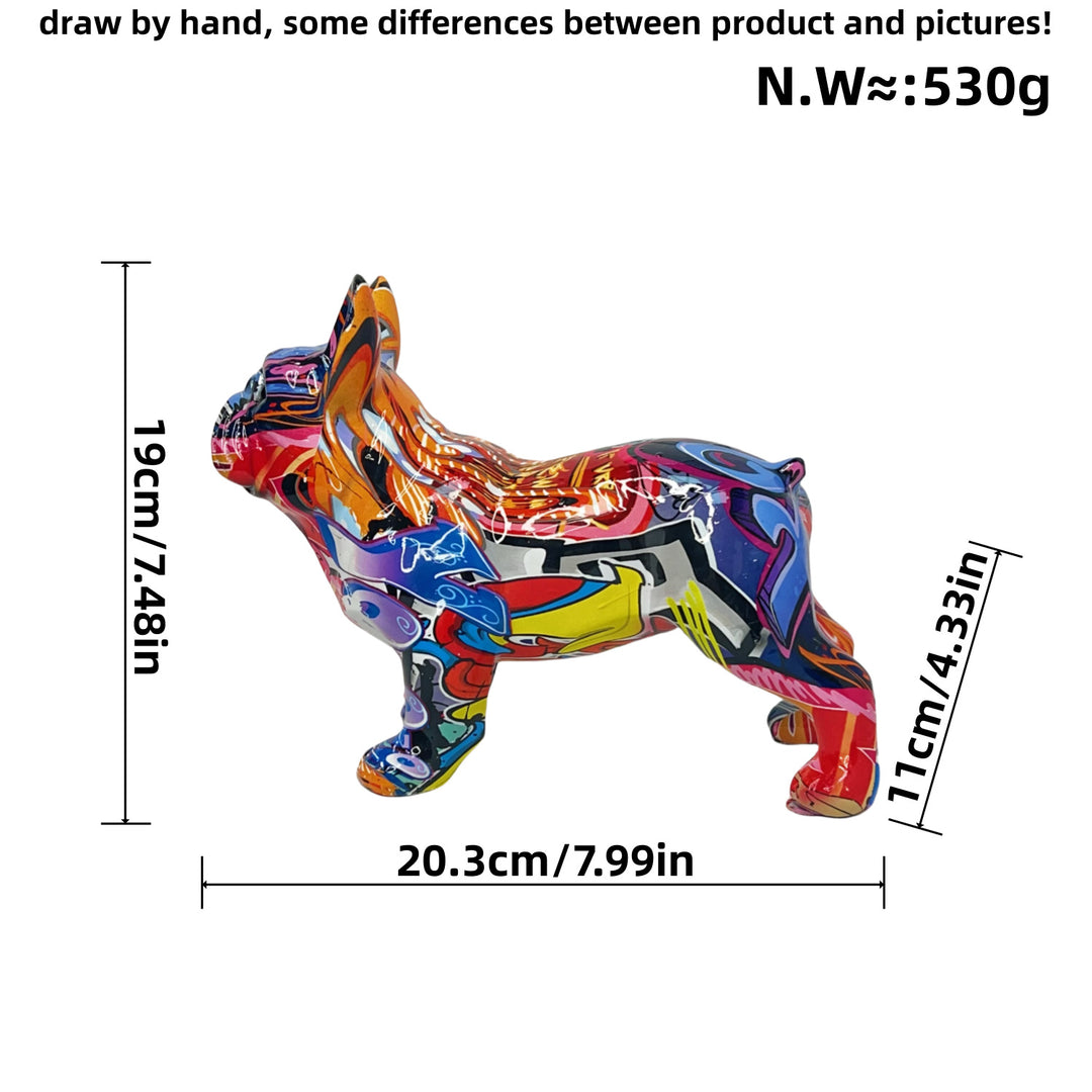 Artistic Bulldog Sculpture