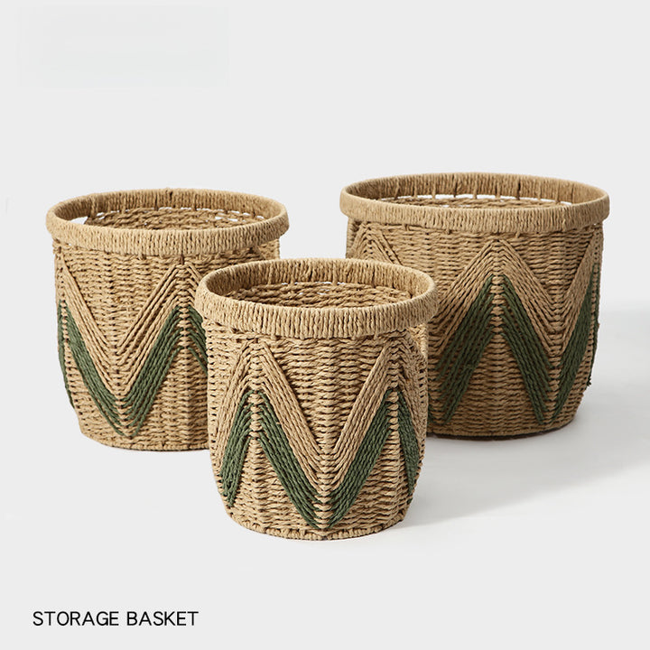 Decorative storage basket