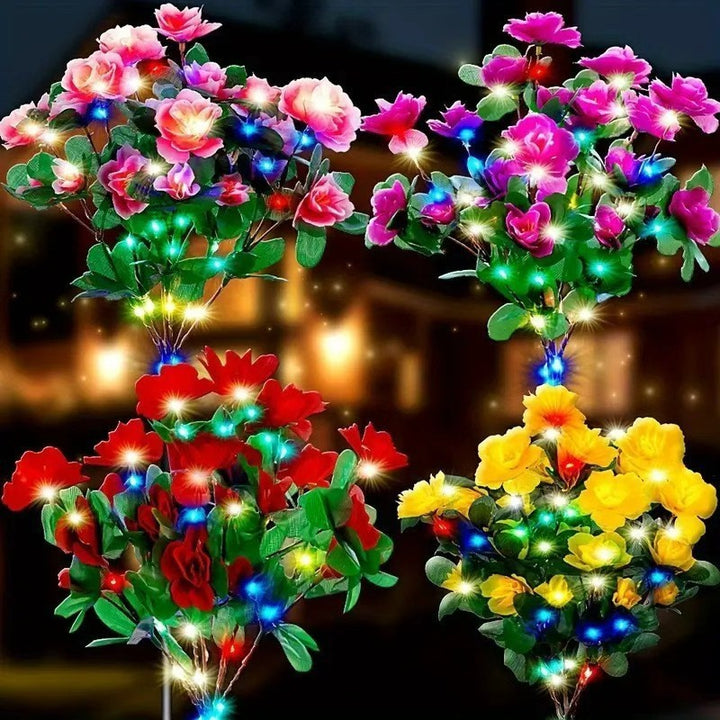 Realistic silk camellia bouquet with lifelike leaves and flexible stem
