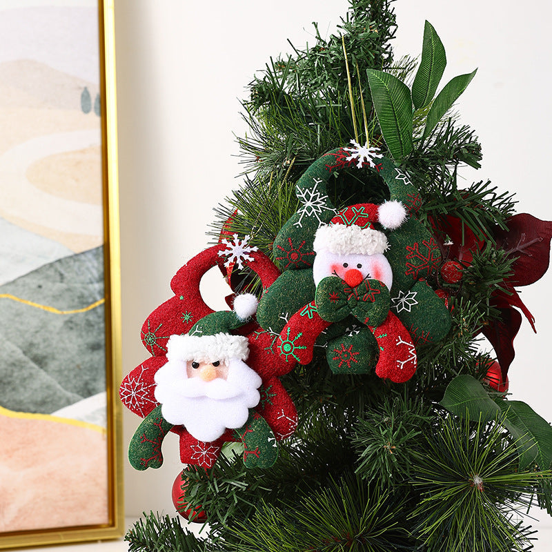 Christmas tree ornament in reindeer design