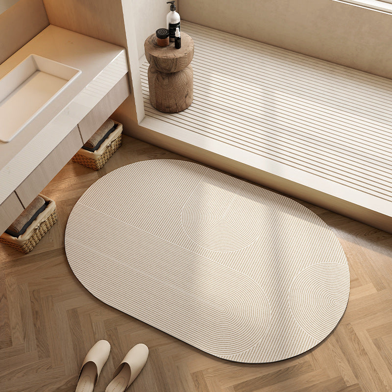 Geometric Patterned Bath Mat