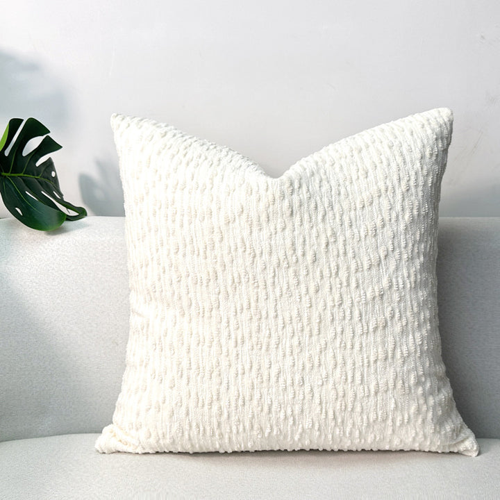 Textured Striped Decorative Cushion