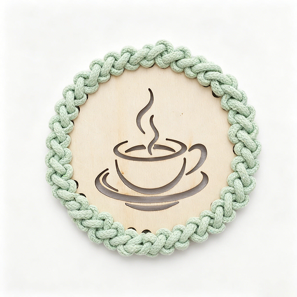 Decorative Macrame Coffee Cup Coaster
