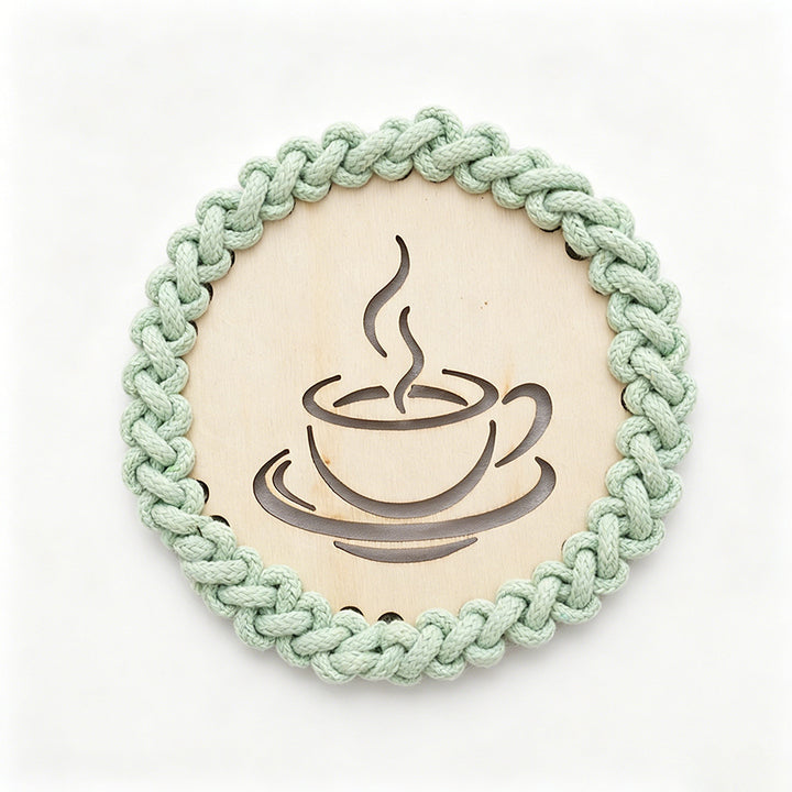 Decorative Macrame Coffee Cup Coaster
