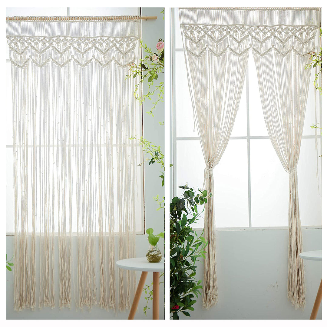 Macrame Door Curtain
