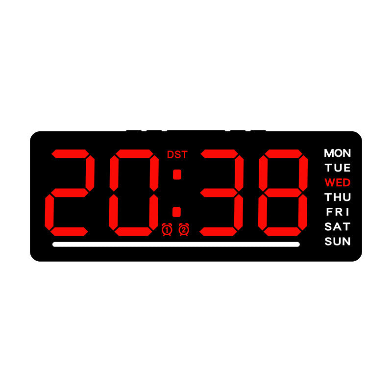 Digital LED Alarm Clock with Large, Clear Display and Multiple Alarm Functions