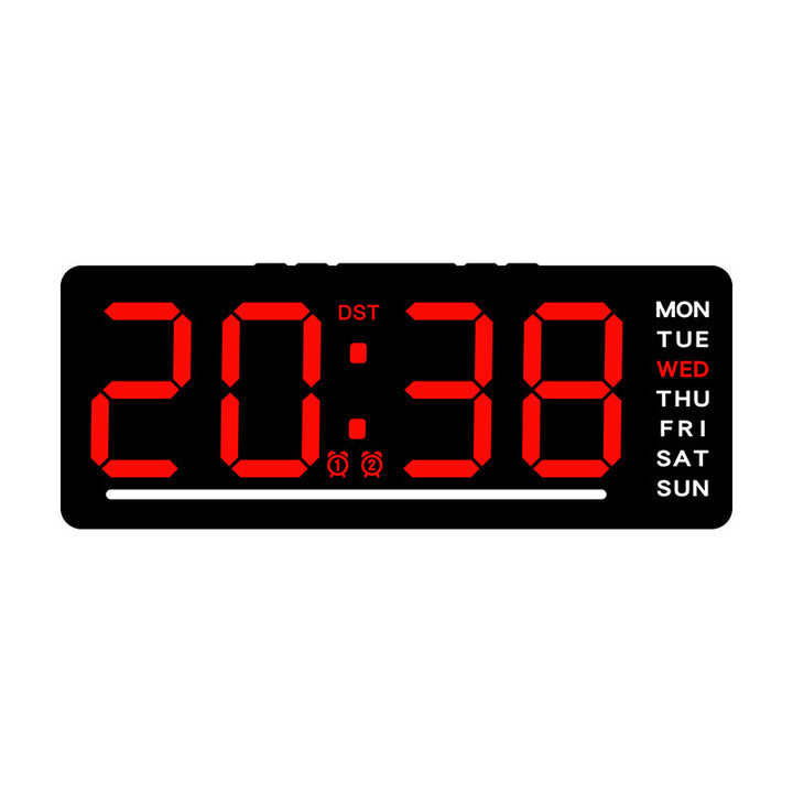 Digital LED Alarm Clock with Large, Clear Display and Multiple Alarm Functions