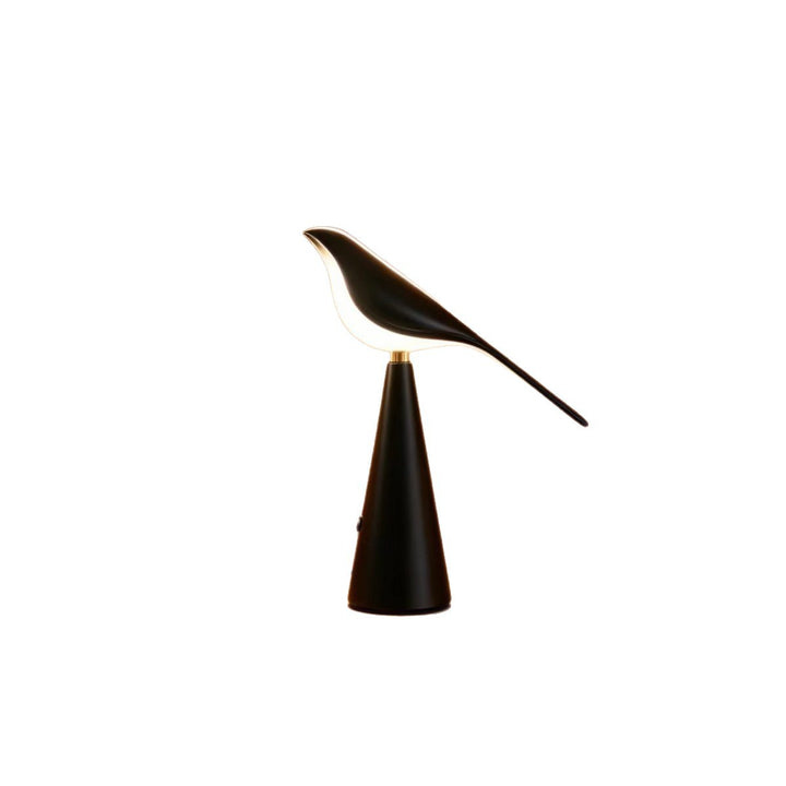 Decorative bird-inspired table lamp