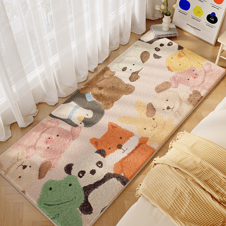 Playful Animal-Themed Runner Mat