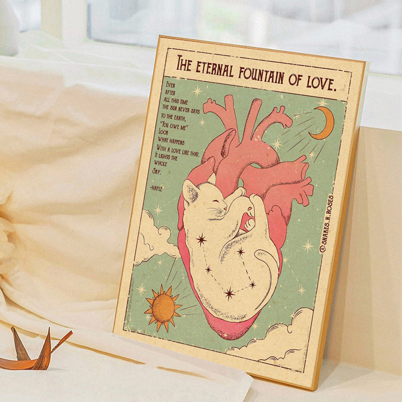 Cute Cat-Inspired Framed Wall Art