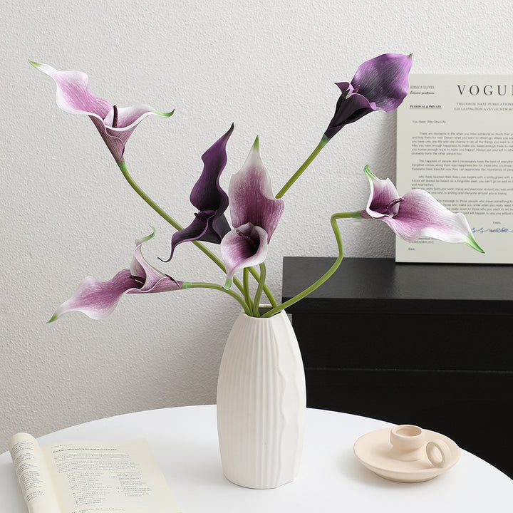 Artificial Calla Blossom Branch with Realistic Details