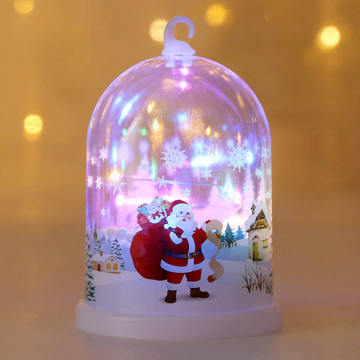 LED Christmas lighting glass dome